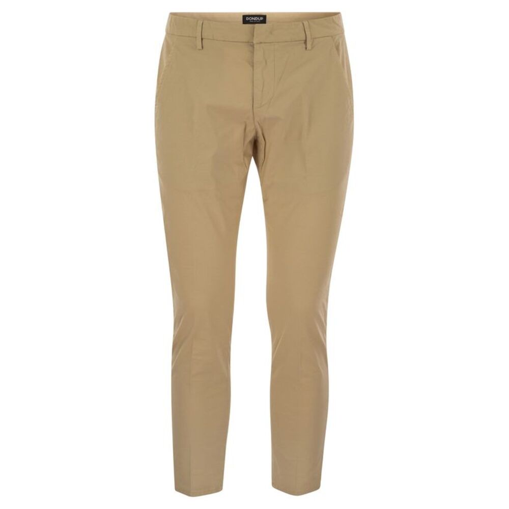 Dondup Men Alfredo - Slim-Fit Cotton Trousers